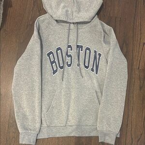 Gray Boston Hoodie